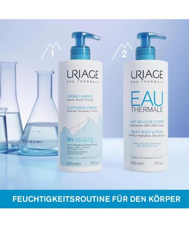 Uriarage Eau Thermale Silky Moisturizing Body Lotion 500ml - 24-Hour Hydration with Shea Butter & Hyaluronic Acid - Lightweight Paraben-Free Formula - Buy Now for International Shipping! - Buy Online on SooperMarket.com