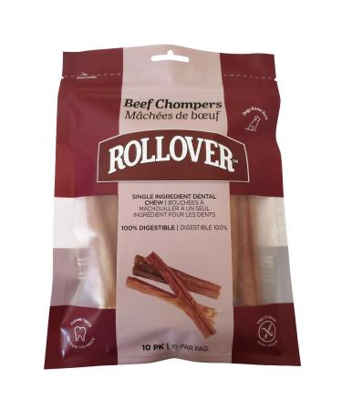 Rollover Beef Chompers - 10pk