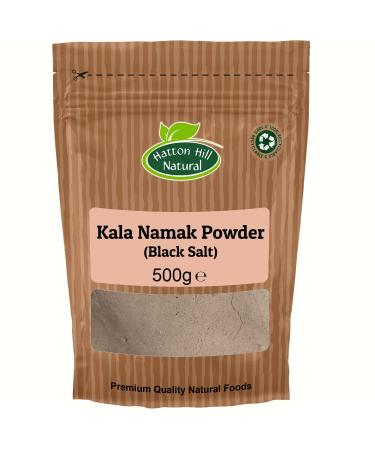 Kala Namak Powder (Black Salt) 500g by Hatton Hill - Free UK Delivery