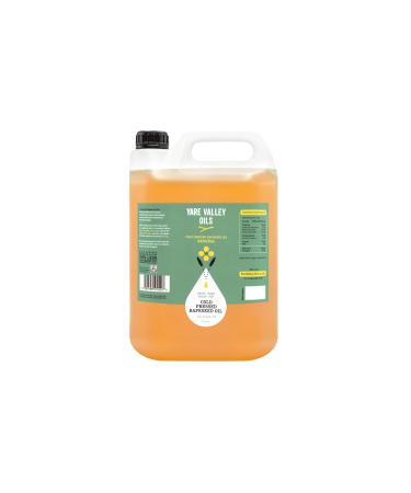 Yare Valley Oils Cold Pressed Extra Virgin Rapeseed Oil 5 Litre Original 5L