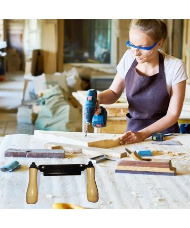 Lesunbak 8-Inch Train Knife for Woodworking | Stainless Steel Straightening Tool with Wooden Handle - Ideal for Shaping and Binking Wood Trunks - Buy Online on SooperMarket.com