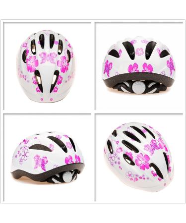 Girl's Pink Bike Helmet | Ages 3-10 | Adjustable & Multi-Sport | CPSC Certified - Buy Online on SooperMarket.com