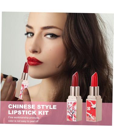 HAPINARY 2pcs Chinese Style Lipstick Non-stick Cup Lipsticks Moisturizing Lipstick Hydrating Lipstick Polymer Clay Cane Lipstick for Lady Lipstick for Women Set Shell Plastic Water Proof 1 count (Pack of 1) As Shown 12 - Buy Online on SooperMarket.com