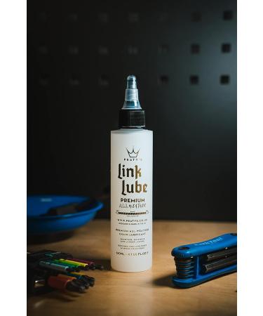 Peaty's LinkLube Premium All-Weather Bicycle Chain Lubricant 120mL/4 oz - Long-lasting Protection for Smooth Cycling - Buy Online on SooperMarket.com