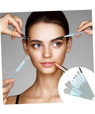 Balacoo Travel Makeup Kit - 3 Sets of Cosmetics Supplies & Brushes for Women | Blue Powder Applicator Brush Wooden Handle Beauty Set - Buy Online on SooperMarket.com