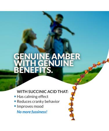 Baltic Wonder Baroque Polished Cognac Baltic Necklaces - 100% Authentic Amber - Buy Online on SooperMarket.com