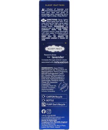 Feather & Down Sweet Dreams Calming Sleep Mist (100ml) - Lavender & Chamomile Essential Oils - Cruelty Free & Vegan - Buy Online on SooperMarket.com
