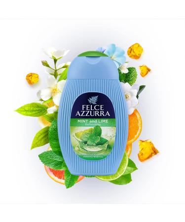 Felce Azzurra Mint & Lime Shower Gel - Intense Formula, 13.5 Oz - Buy Online on SooperMarket.com