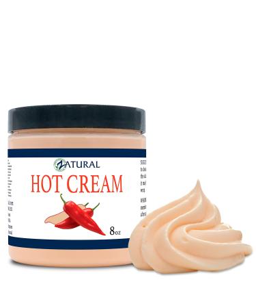 Organic Hot Cream-Cellulite Cream-Muscle Rub-Slimming Cream-Pain Relief-Body Wraps-Belly Fat-Skin Firming & Weight Loss-Professional Therapeutic Grade-Doctor Formulated (8 Ounce)