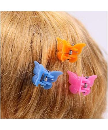 50 Pcs Butterfly Hair Clips for Girls Women Kids - Mini Hair Claw Barrettes - Buy Online on SooperMarket.com