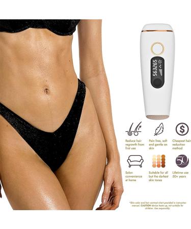 Intelligent Induction Laser Hair Removal - Whole Body Depilation Shaver for Women - Buy Online on SooperMarket.com