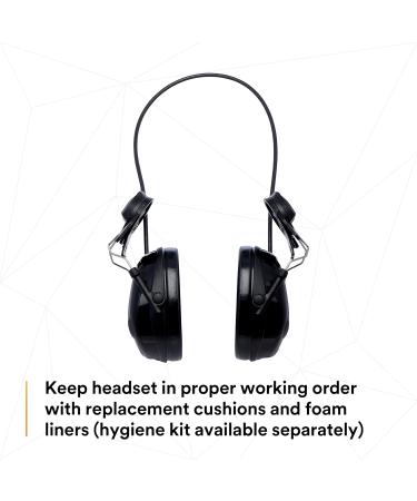 3M Peltor ProTac III Slim Hearing Protection Headset - Helmet Version - Black | Enhance Safety & Comfort - Buy Online on SooperMarket.com