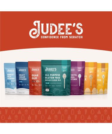 Judees Guar Gum Powder 10oz - Keto-Friendly, Gluten-Free, Nut-Free - 100% Pure Derived from Guar Beans - Low Carb Thickener - 3g Dietary Fiber - Pack of 1 - Buy Online on SooperMarket.com