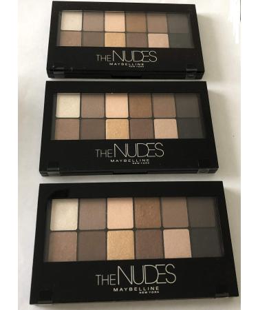 3x Maybelline The Nudes Palette