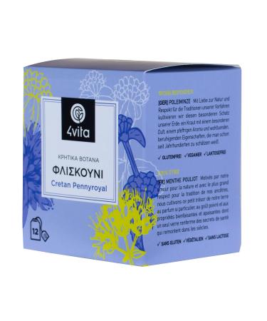 Cretan Herbal Tea Pennyroyal by 4Vita (12 sachets)
