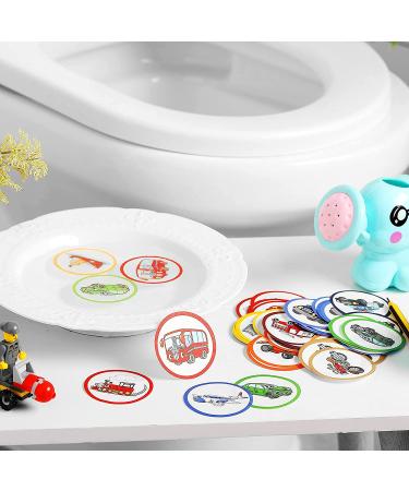 Potty Training Boys Toilet Targets - 120 Pieces Cars Style Flushable Pee Targets for Toddlers - Buy Online on SooperMarket.com