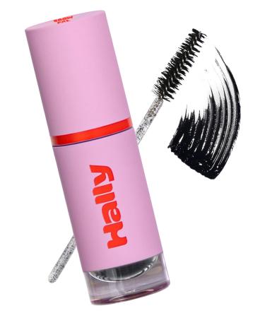 Hally Hair Brow Pal Eyebrow Tint (Midnight for Brunette/Dark Hair) - Gentle Temporary Eyebrow Gel Makeup for Women - Tinted Brow Gel for Defined & Fuller-Looking Eyebrows Lasts Up to 3-5 Days Vegan Midnight for Brunettes
