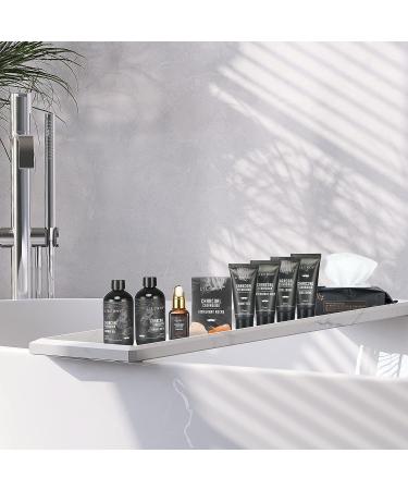 Men's Spa Gift Set for Father's Day - 10Pcs Charcoal Cedarwood Spa Kit with Jojoba Oil, Aftershave Balm, Shave Gel & More - Gift Basket for Dad - Buy Online on SooperMarket.com