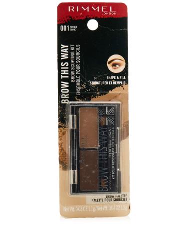 Rimmel London Brow This Way Brow Sculpting Kit 001 Blonde 1 Kit