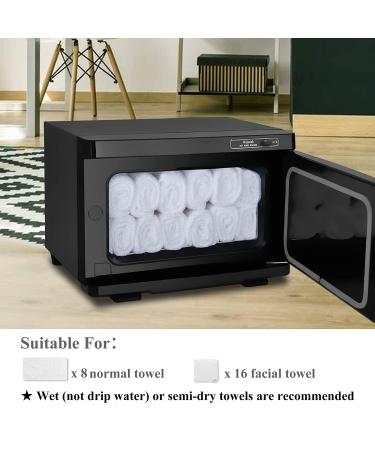 8L Hot Towel Warmer & Spa Caddy for Salon Professionals - Black - Buy Online on SooperMarket.com