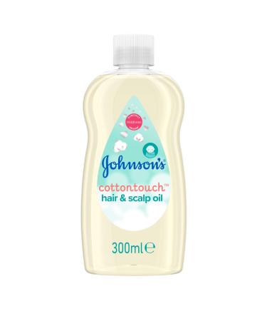 Johnson'S Baby Cotton Touch Hair And Scalp Oil Clinically Proven Suitable For New Born Skin Loosens Dry Flakes Caused By Cradle Cap Mild Fragrance 300 ml (Pack Of 1)