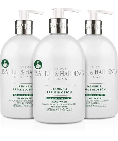 Baylis & Harding Anti-Bacterial Hand Wash Bundle - 9 x 500ml (Rhubarb & Pink Pepper, Jasmine & Apple Blossom) - Vegan Friendly - Buy Online on SooperMarket.com