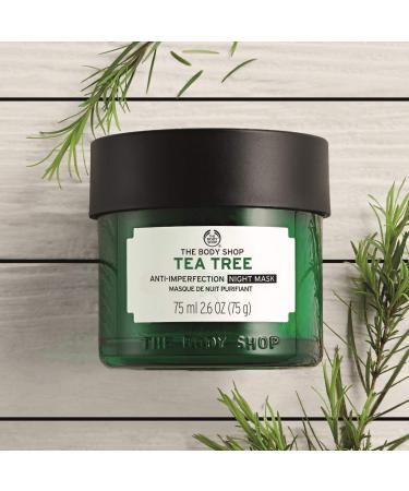 Shop The Body Shop Tea Tree Night Mask 75ml | Purifying Tea Tree Oil Skincare for Clear Skin - Buy Online on SooperMarket.com