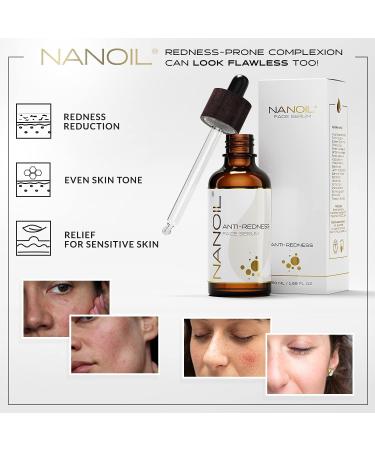 Anti-Redness Face Serum 50ml | Soothing Serum for Couperose Skin - Reduce Redness & Calm Irritation - Buy Online on SooperMarket.com