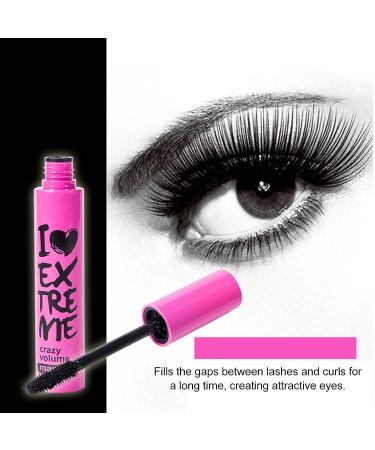 Waterproof 12ml Lash Mascara for Natural Lengthening and Thickening - Long-Lasting, Quick Drying Eyelash Makeup - Buy Online on SooperMarket.com