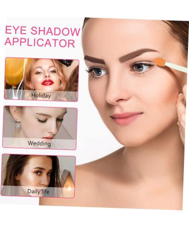 PLAFOPE 100pcs Sponge Eye Emulsion Dual Ended Makeup Brush Plastic Eye Shadow Sponge Stick - Buy Online on SooperMarket.com