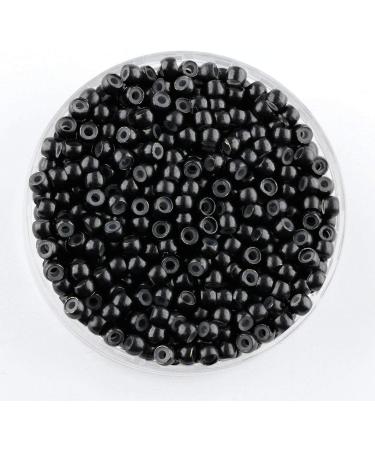 600pc Black Nano Rings for Nano Tip Hair Extensions - Silicone Lined Micro Beads - Buy Online on SooperMarket.com