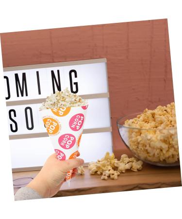 Didiseaon 150 Pcs Popcorn Bag Party Wedding Cone Bags Christmas Gift Bags Cone Treat Bags Popcorn Servings Bags Popcorn Cone Bags Popcorn Cones Bags Clear Goody Bag Child Mini Snack Paper - Buy Online on SooperMarket.com