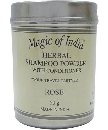 RSGM Magic Of India Herbal Rose Shampoo Powder With Conditioner - 50g - Buy Online on SooperMarket.com