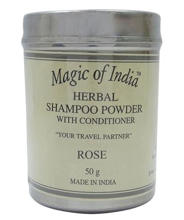 RSGM Magic Of India Herbal Rose Shampoo Powder With Conditioner - 50g