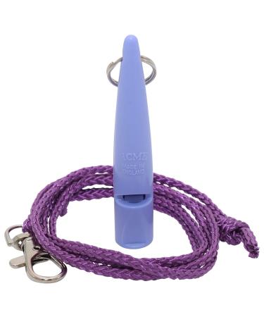 ACME Dog Whistle No. 211.5 + FREE Whistle Band - The Original from England - loud and far-reaching (Violet)