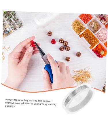 Healeved Manicure Supplies Nail Art Decoration Copper Wire Copper Wire for Jewelry Making Copper Beading Wire Diy Jewelry Wire Beading Wire for Jewelry Nail Art Decoration Line Gold Thread Silver medium - Buy Online on SooperMarket.com