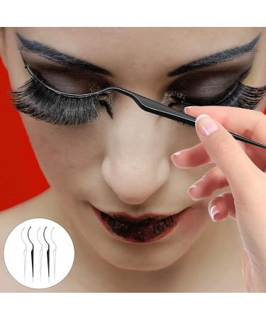 12 Pcs False Eyelashes Display Sticks - 3D Eyelash Extensions Applicator Tool for Easy Try-On & Grafting (Black & Transparent - Buy Online on SooperMarket.com