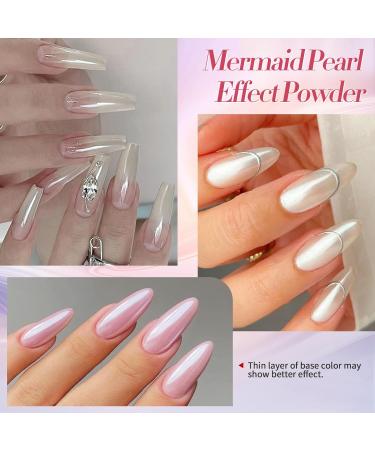 BORN PRETTY Chrome Powder Metallic Mirror & Mermaid Pearl Pigment Manicure Set - 2 Boxes - Buy Online on SooperMarket.com