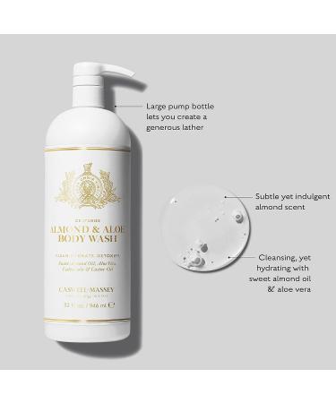 Almond & Aloe Titanic Body Wash 32 Oz - Hydrating Bath Gel for Men & Women | Made in USA - Buy Online on SooperMarket.com