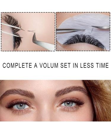 Easy Fan Lashes C-0.07-15-20Mix | Self Fanning Russian Eyelash Extensions | C CC D DD curl | 8-20mm Flowering Blooming Volume | Lash Extension - Buy Online on SooperMarket.com