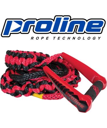 PROLINE 20' LG Wakesurf Rope - Red | Premium Quality Wakesurfing Rope - Buy Online on SooperMarket.com