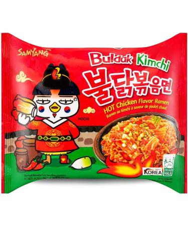 Samyang Kimchi Flavour Hot Chicken Noodle Ramen (Pack of 40) by CNMART - Buy Online on SooperMarket.com