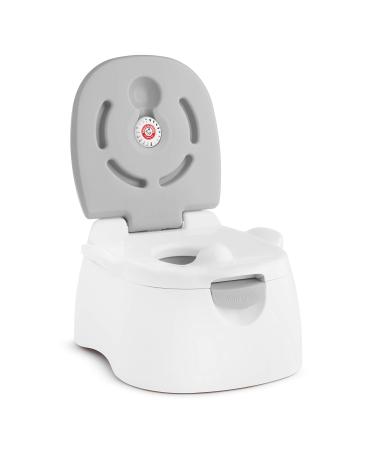 Munchkin Arm & Hammer Multi-Stage 3-in-1 Potty Seat, (Potty Chair, Trainer Ring and Step Stool), Grey