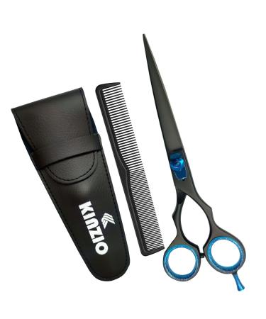 KINZIO Hairdressing Barber Hair Scissor for Professional Hairdressers Barbers Stainless Steel Hair Cutting Shears - for Salon Barbers Men Women Children (6.5")