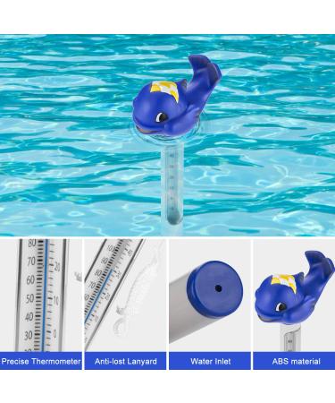 Formizon Floating Pool Thermometer | Break-Resistant Water Temperature Gauge for Pools Spas & Aquariums - Accurate & Durable - Buy Online on SooperMarket.com
