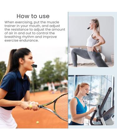 Breathing Trainer Lung Exerciser Adjust Resistance Improve Lung Capacity Handheld Expansion Training Tool Lung Trainer Adjustable Lung Trainer for Respiratory Therapy Sports Lover - Buy Online on SooperMarket.com