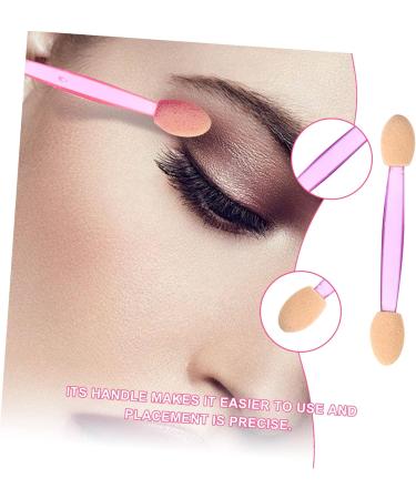 HAPINARY 100pcs Double Ended Eyeshadow Brush Makeup Sponge Makeup Eyeshadow Makeup Brush Plastic - Buy Online on SooperMarket.com