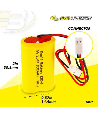 Buy Exell Emergency Lighting Battery for Atlight 100003A097 & Dual-lite 0120822-E | Reliable International Shipping - Buy Online on SooperMarket.com