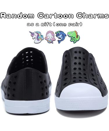 Seannel Kids Water Shoes Slip-On Sneaker - Lightweight Breathable Sandal - Size 8 Toddler - Black - Buy Online on SooperMarket.com