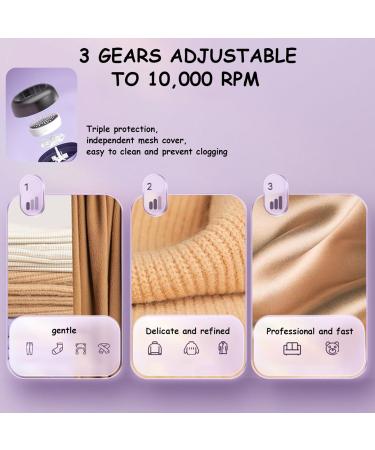 Electric Lint Remover - 3-Speed Fabric Shaver with LED Display & 6 Cutter Blades - Portable Bobble & Debobbler for Clothes - Buy Online on SooperMarket.com